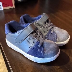 Stride Rite toddler Blue and Gray Shoes